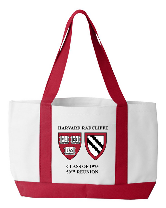 Harvard/Radcliffe Class of 1975 Tote Bag
