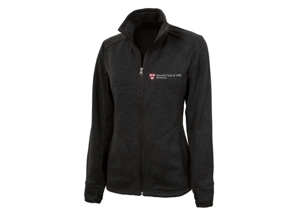 Class of 1985 40th Reunion Women's Charles River Apparel Heathered Fleece Jacket