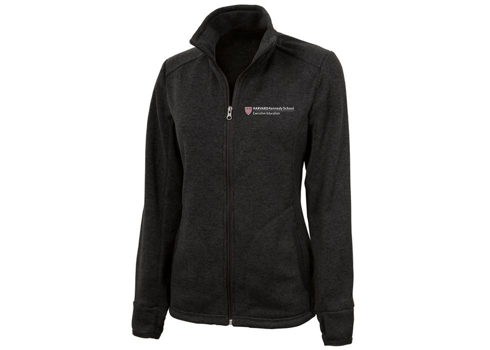 HKSEE Women's Charles River Heathered Fleece Jacket