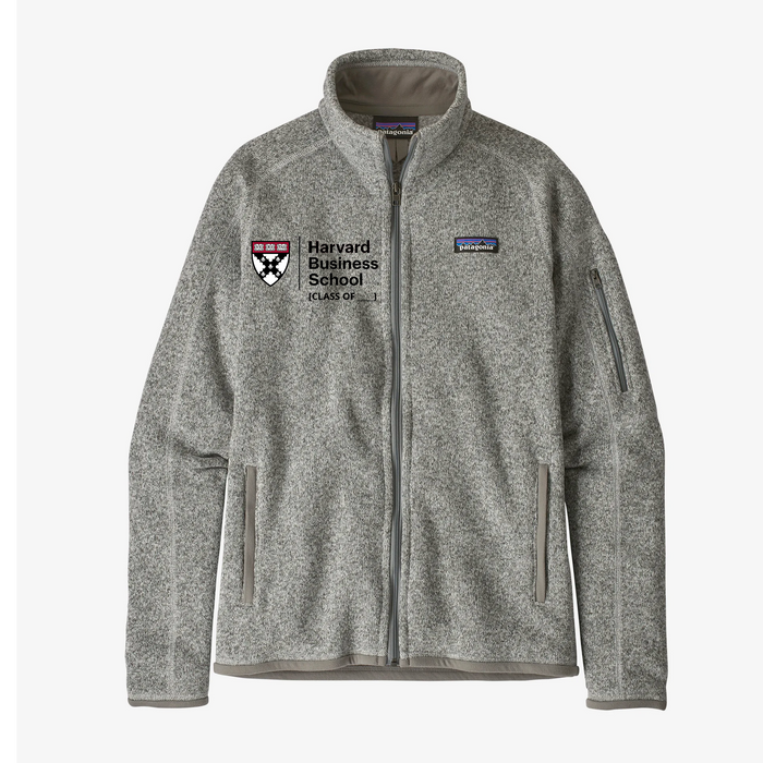 HBS Spring 2026 Reunion Women's Birch White Patagonia Better Sweater Full Zip