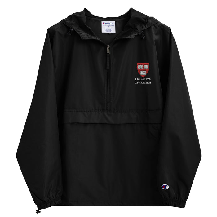 Class of 1999 25th Reunion Embroidered Champion Packable Jacket 'Solo-Crest'
