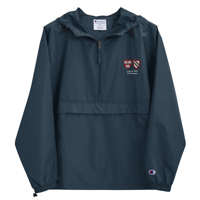 Class of 1999 25th Reunion Embroidered Champion Packable Jacket