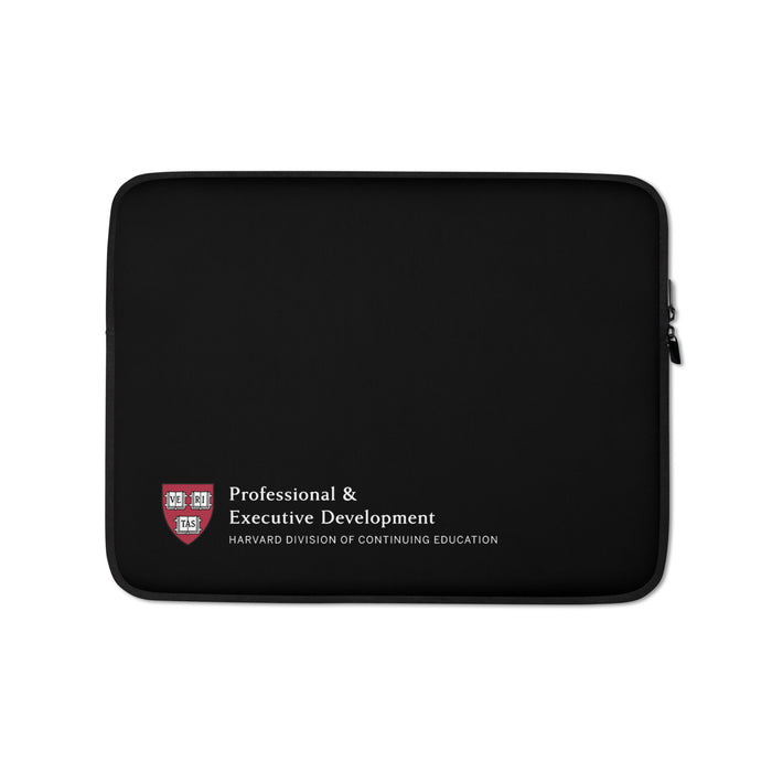 Harvard Black P&ED Laptop Sleeve