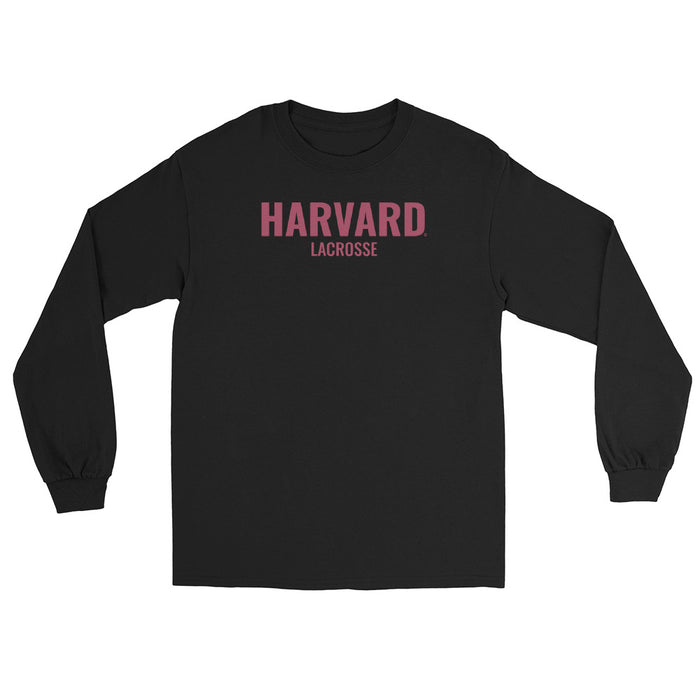 Harvard Lacrosse Long Sleeve Shirt
