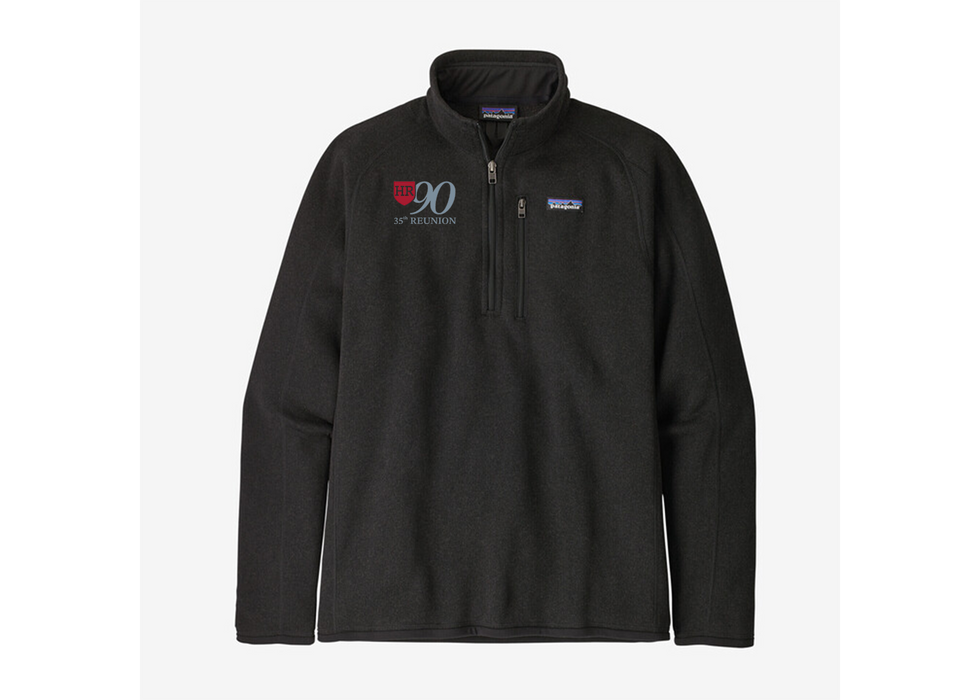 Harvard Class of 1990 35th Reunion Women's Patagonia Better Sweater 1/4 Zip