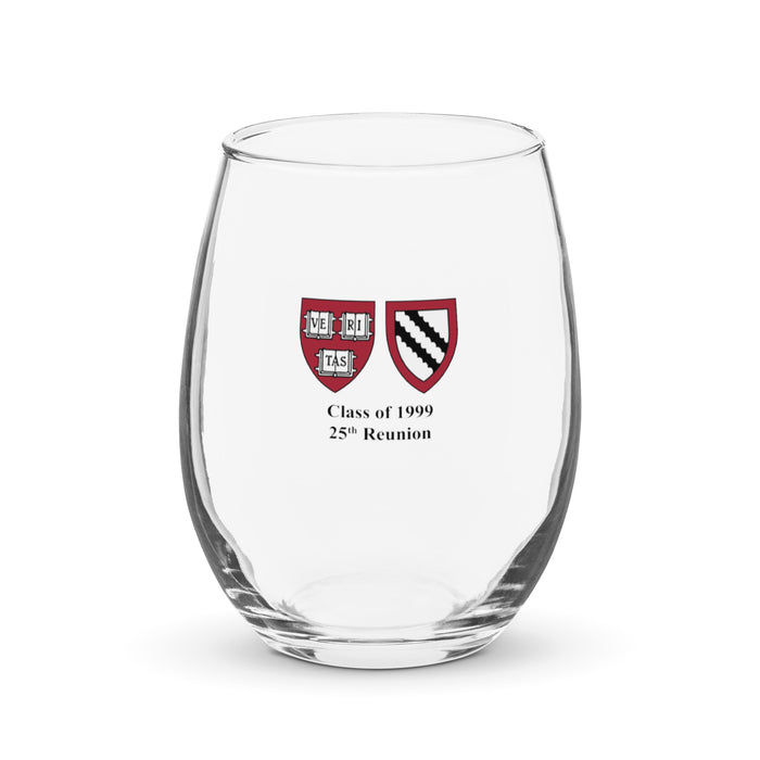 Class of 1999 25th Reunion Stemless Wine Glass