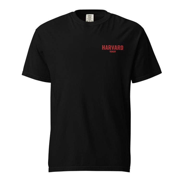 Harvard Rugby Unisex Garment-Dyed Heavyweight T-Shirt