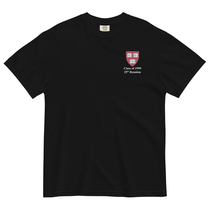 Class of 1999 25th Reunion Unisex Garment-Dyed Heavyweight T-shirt 'Single-Crest'