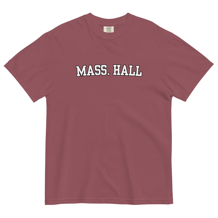 Mass. Hall Unisex Garment-dyed Heavyweight Tee