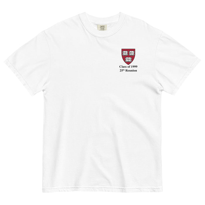 Class of 1999 25th Reunion Unisex Garment-Dyed Heavyweight T-shirt 'Single-Crest'