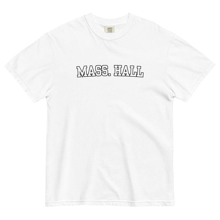 Mass. Hall Unisex Garment-dyed Heavyweight Tee