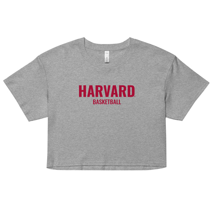 Harvard Basketball Crop Top