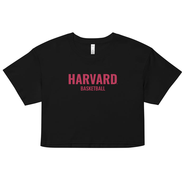 Harvard Basketball Crop Top