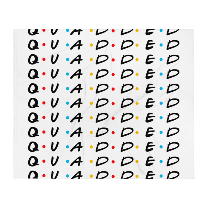 Quadded Throw Blanket
