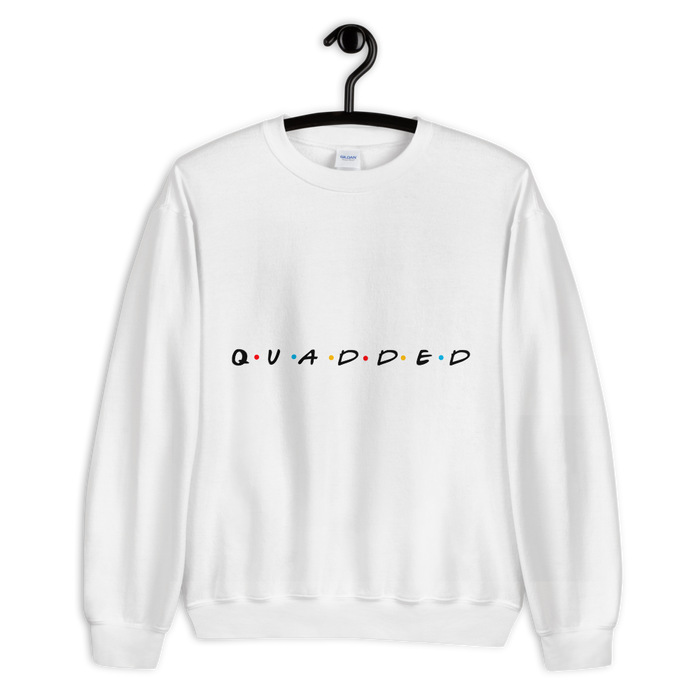 Quadded Crewneck Sweatshirt