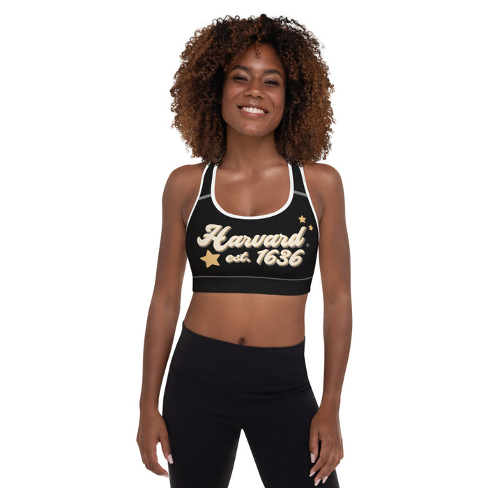 Harvard Stars Padded Sports Bra