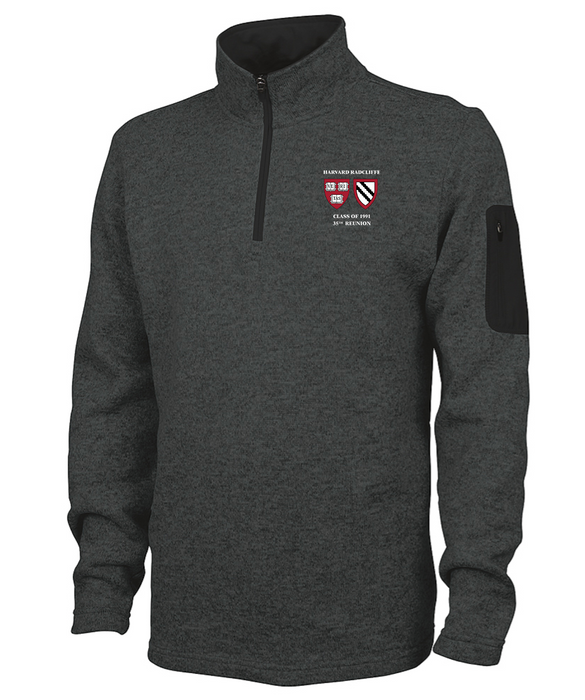 Harvard Class of 1991 35th Reunion Mens Black CRA Pullover