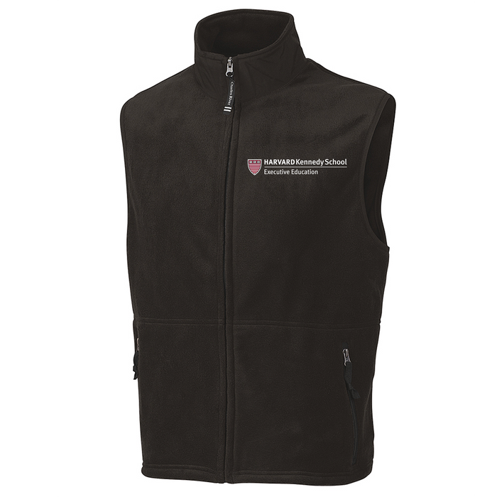 HKSEE Men's Charles River Apparel Ridgeline Fleece Vest