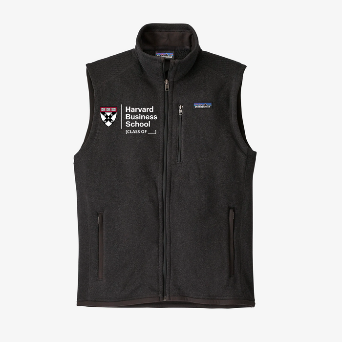 HBS Spring 2025 Reunion Men's Black Patagonia Better Sweater Vest