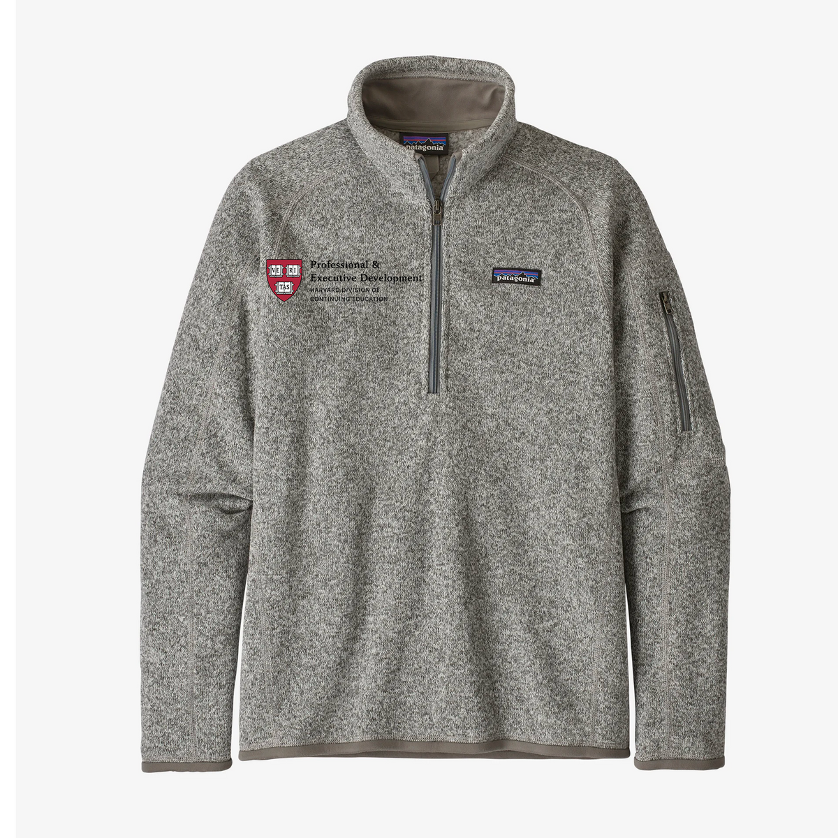Harvard P&ED Women's Patagonia Better Sweater 1/4 Zip — Alma Mater