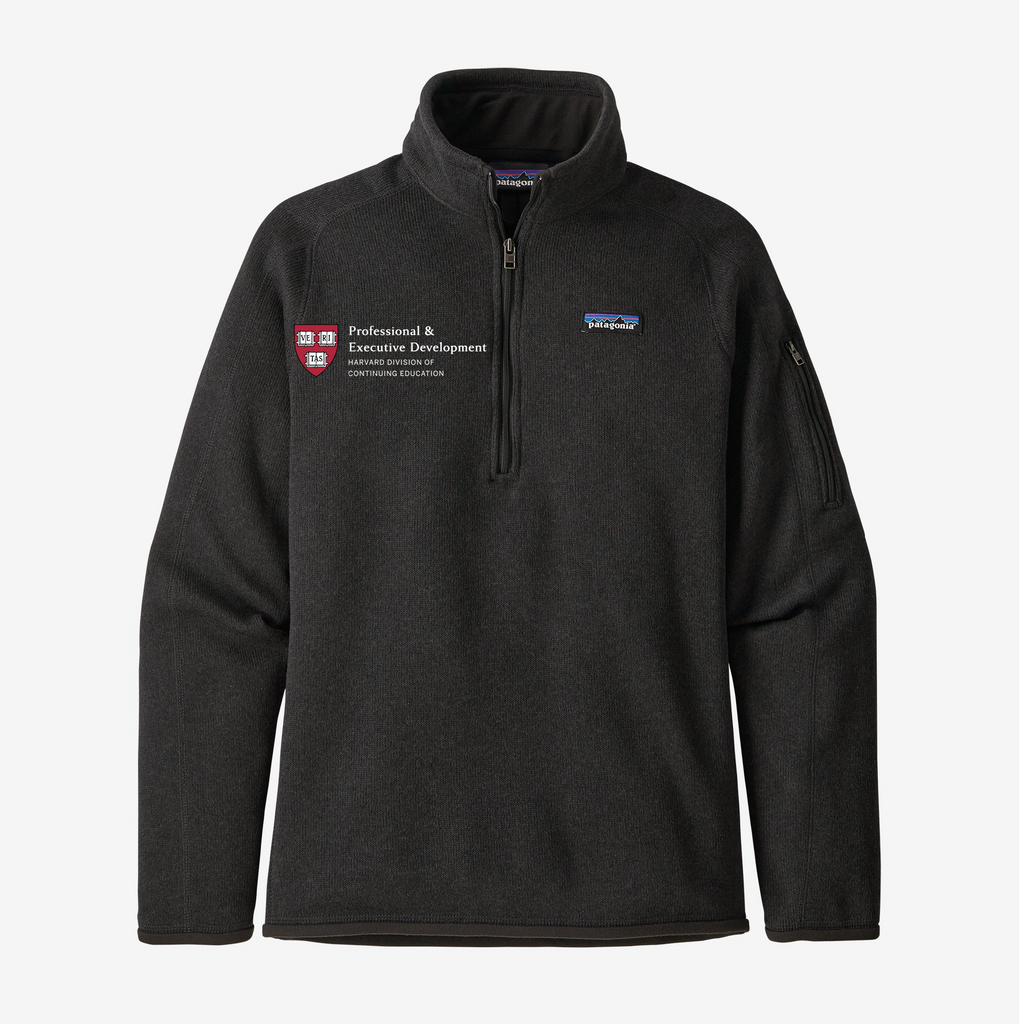 Harvard P&ED Women's Patagonia Better Sweater 1/4 Zip — Alma Mater