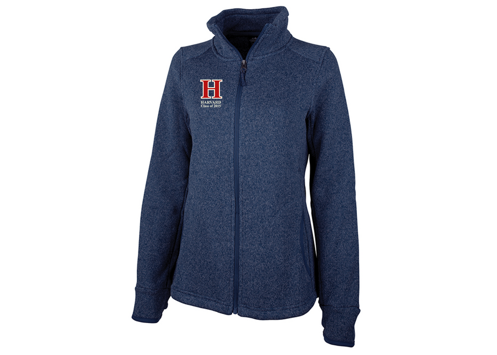 Harvard Class of 2015 Women's Charles River Heathered Fleece Jacket