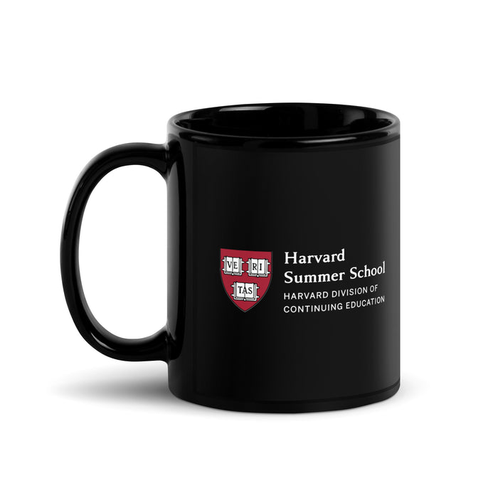 Harvard Summer School Black Glossy Mug