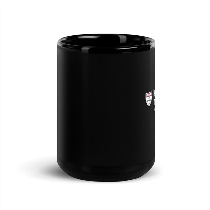 T.H. Chan Black Glossy Mug