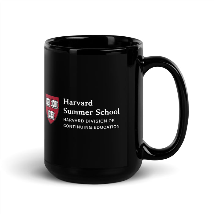 Harvard Summer School Black Glossy Mug