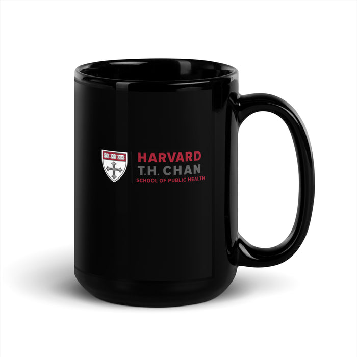 T.H. Chan Black Glossy Mug