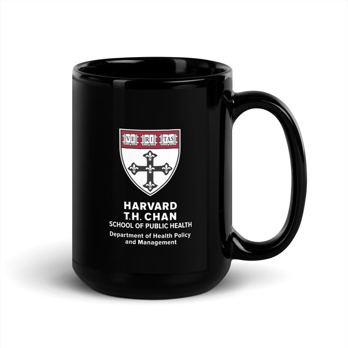 Harvard T.H. Chan HPM Black Glossy Mug