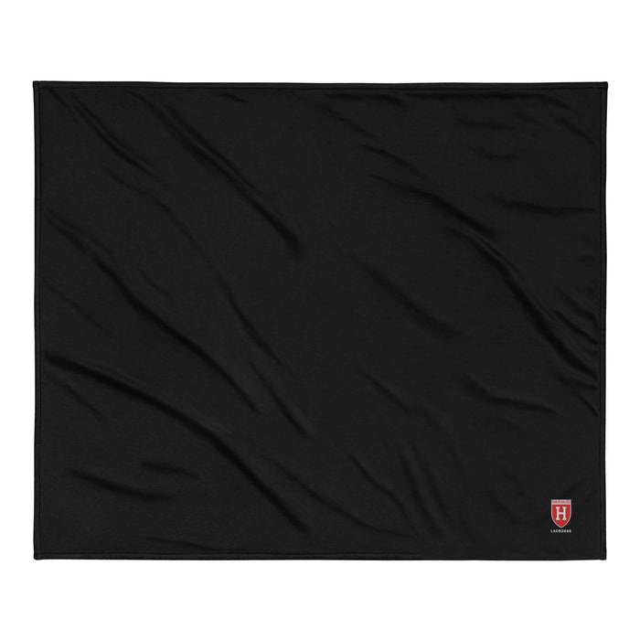 Harvard Lacrosse Premium Sherpa Blanket