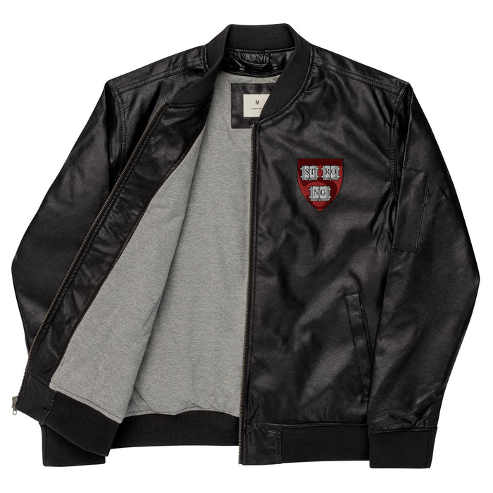 Harvard OL - Leather Bomber Jacket