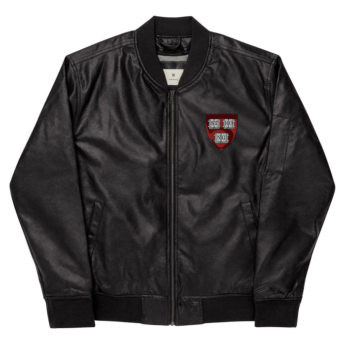 Harvard OL - Leather Bomber Jacket