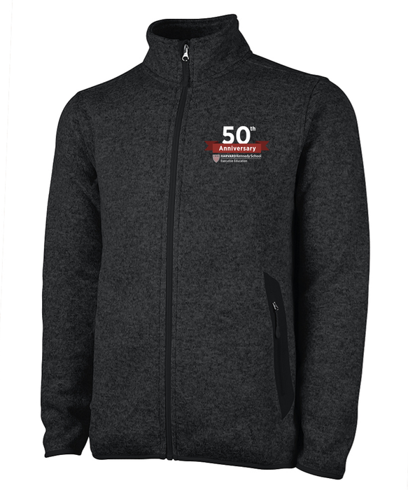 HKSEE 50th Anniversary Men's Charles River Heathered Fleece Jacket