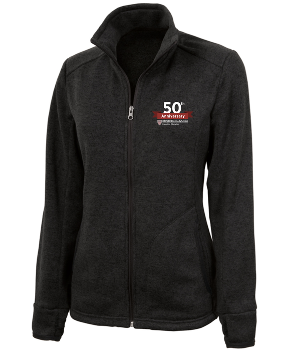 HKSEE 50th Anniversary Women's Charles River Heathered Fleece Jacket