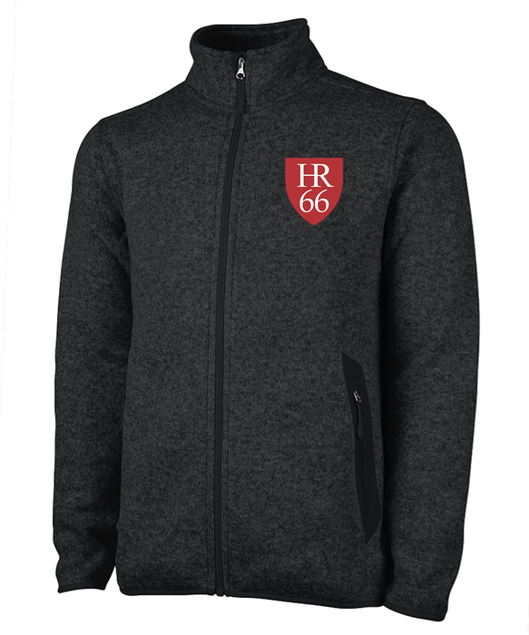 Harvard-Radcliffe Class of 1966 60th Reunion Mens CRA Heathered Fleece Jacket