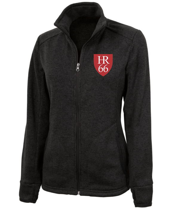 Harvard-Radcliffe Class of 1966 60th Reunion Womens CRA Heathered Fleece Jacket