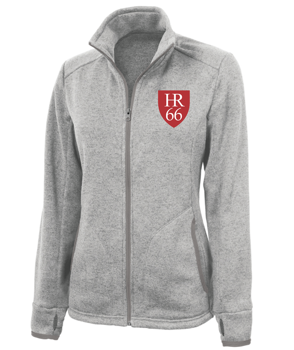 Harvard-Radcliffe Class of 1966 60th Reunion Womens CRA Heathered Fleece Jacket