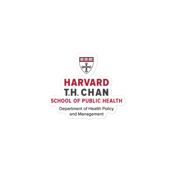 Harvard T.H. Chan HPM Bubble-free Stickers