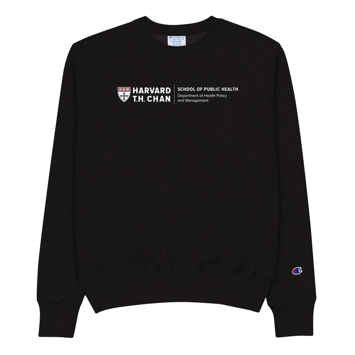 Harvard T.H. Chan HPM Horizontal Logo Champion Sweatshirt