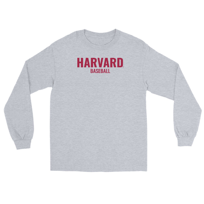 Harvard Baseball Long Sleeve Shirt