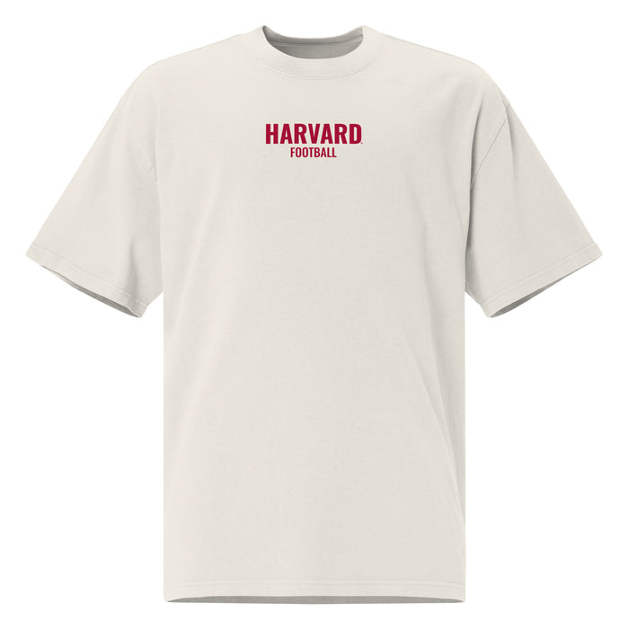 Harvard Football Oversized Faded T-shirt