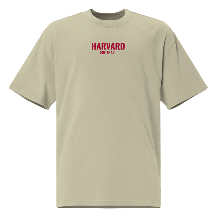 Harvard Football Oversized Faded T-shirt