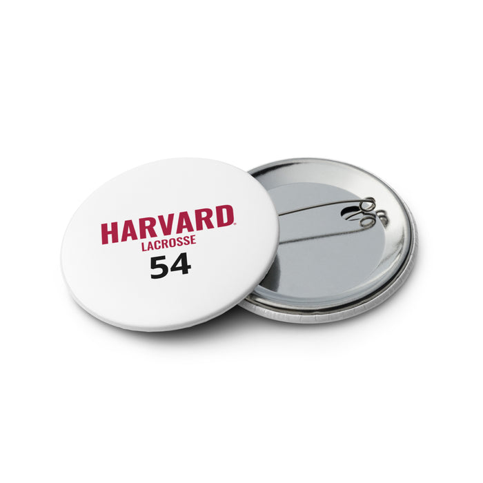 Lacrosse #54 Set of Pin Buttons