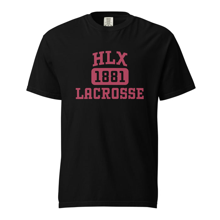 Harvard Lacrosse Unisex Garment-dyed Heavyweight Tee