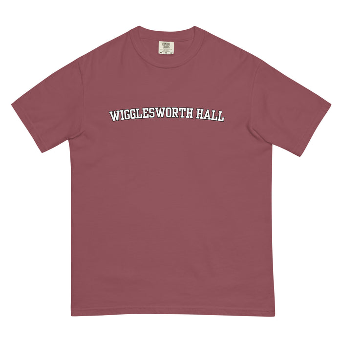 Wigglesworth Hall Unisex Garment-dyed Heavyweight Tee