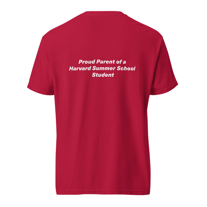 Harvard Summer School Proud Parent Unisex Garment-dyed Heavyweight T-shirt