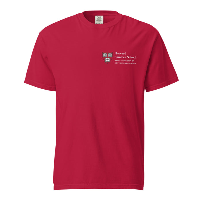 Harvard Summer School Unisex Garment-dyed Heavyweight T-shirt