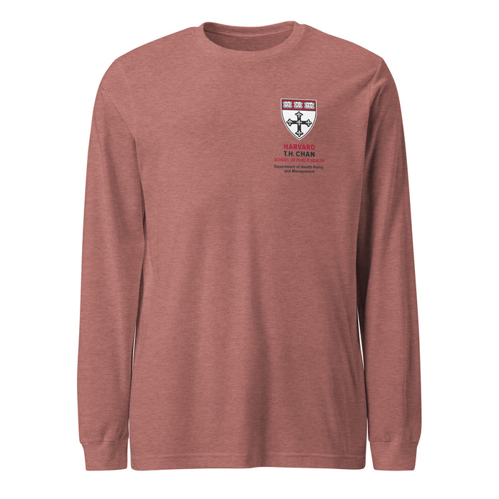 Harvard T.H. Chan HPM Unisex Long Sleeve Tee